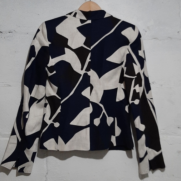 MaxMara %100 Linen one Button Blazer Jacket - Picture 6 of 7